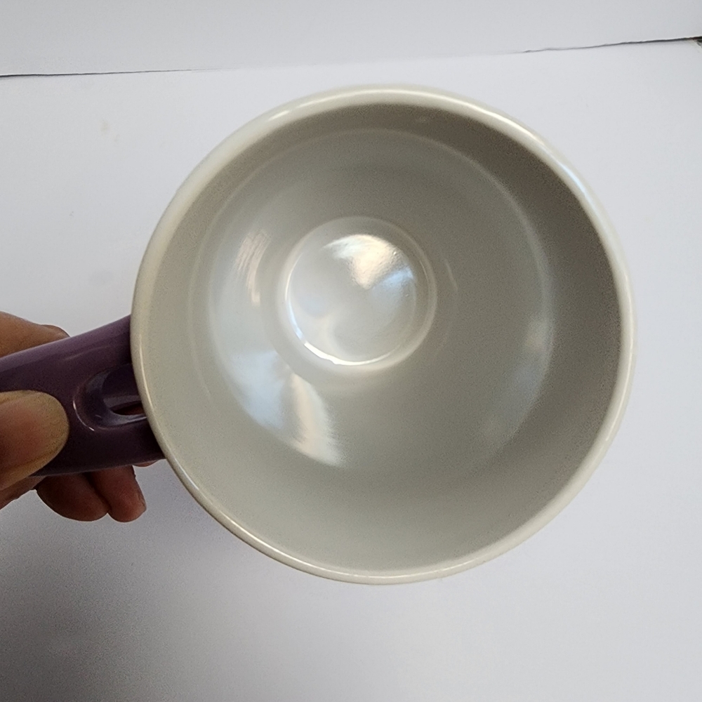 Keep Calm and Carry On Purple Ceramic Mug - Picture 3 of 6